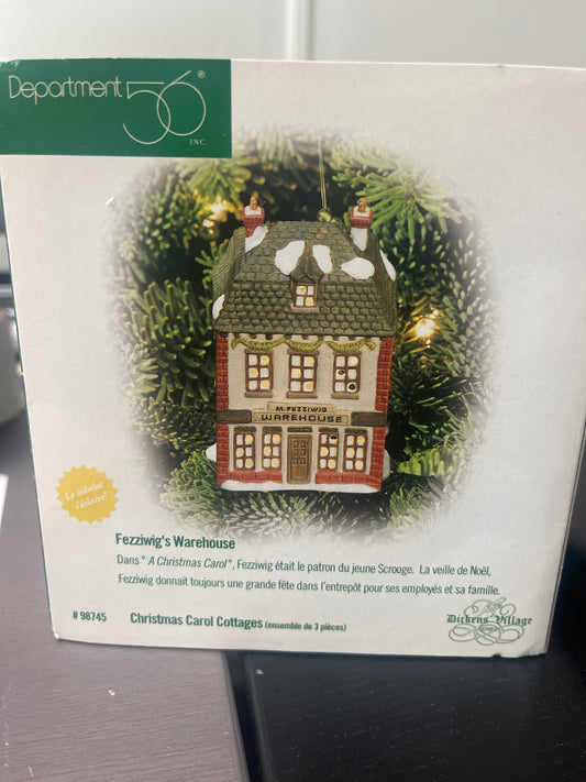 Fezziwig's Warehouse- Ornament