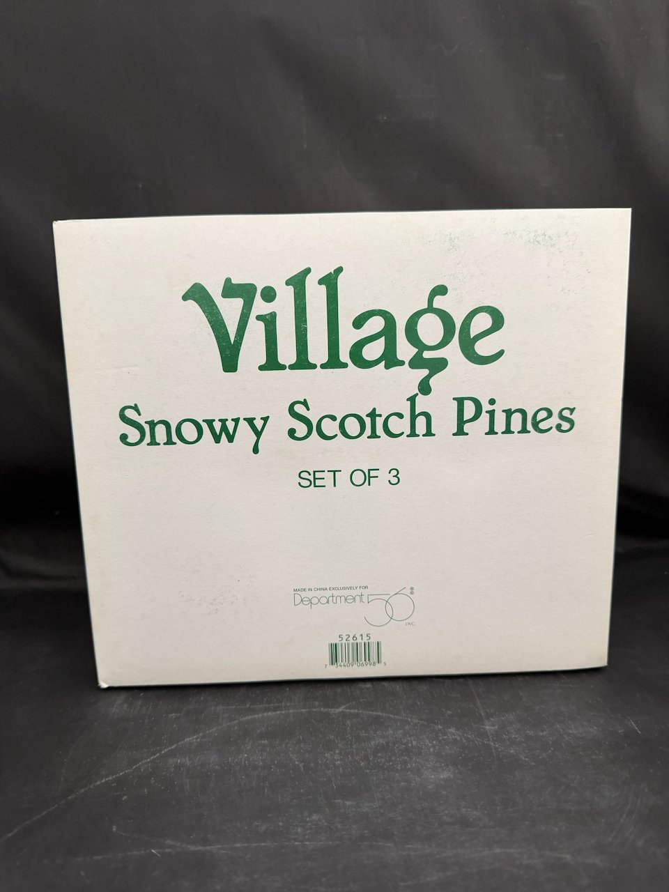 Snowy Scotch Pines Set Of 3