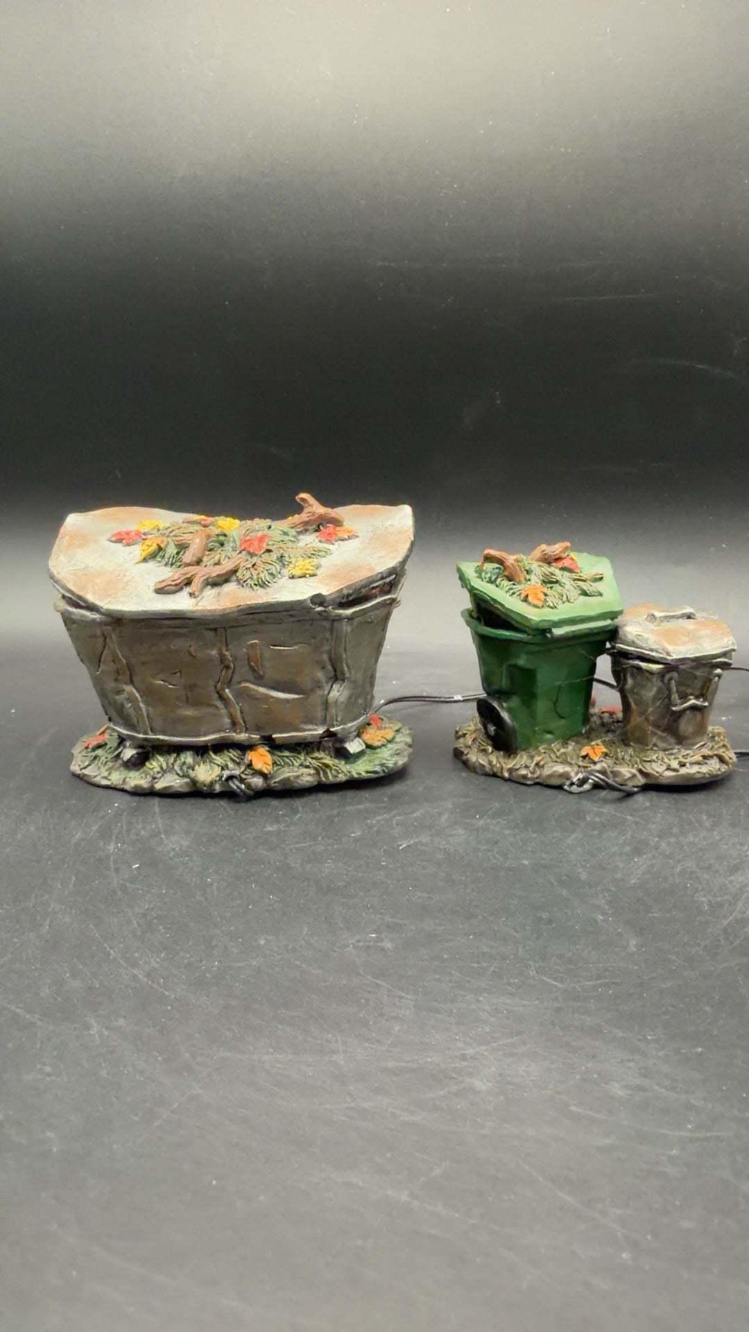 Spooky Trash Cans