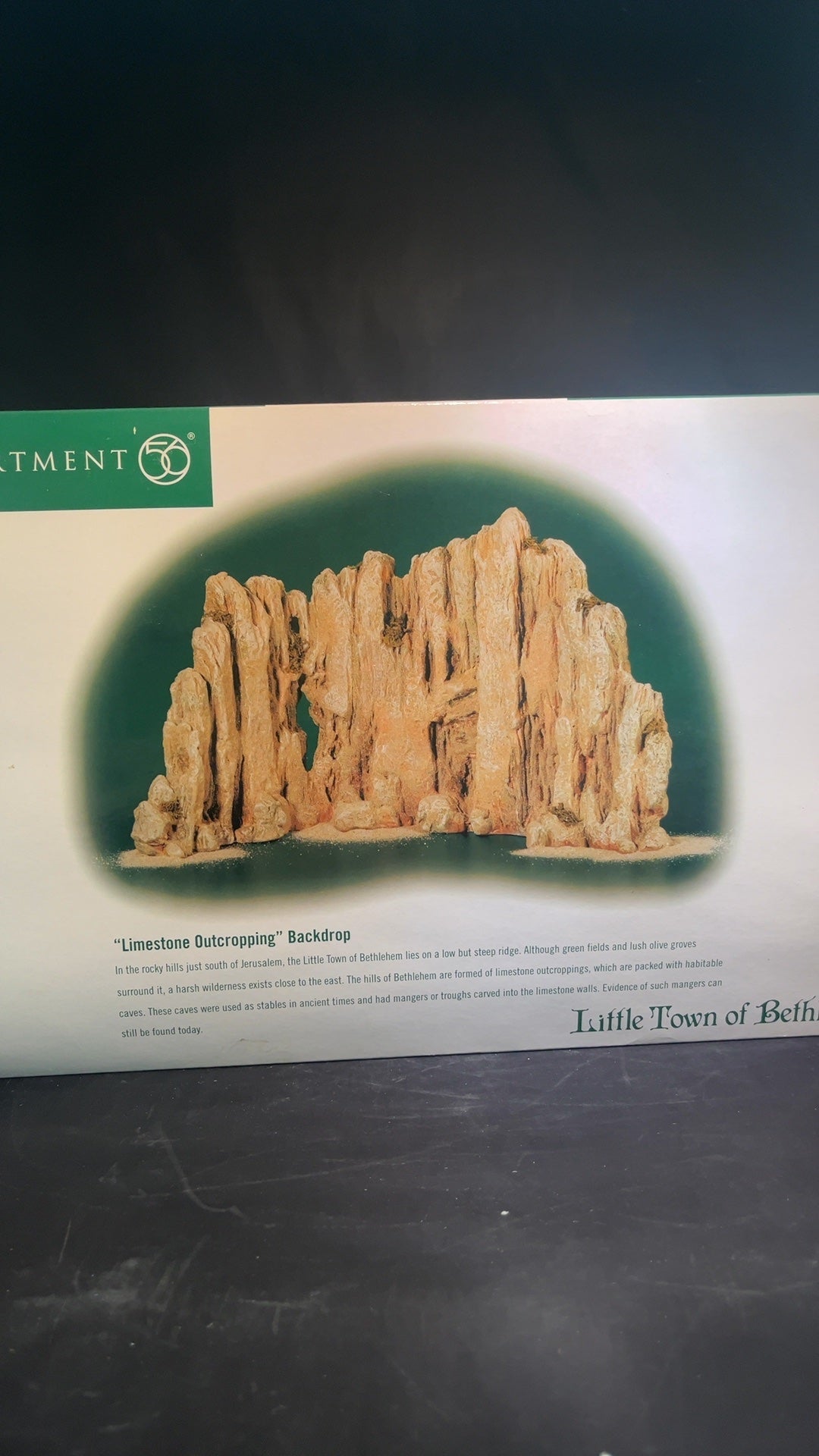 “Limestone Outcropping” Backdrop