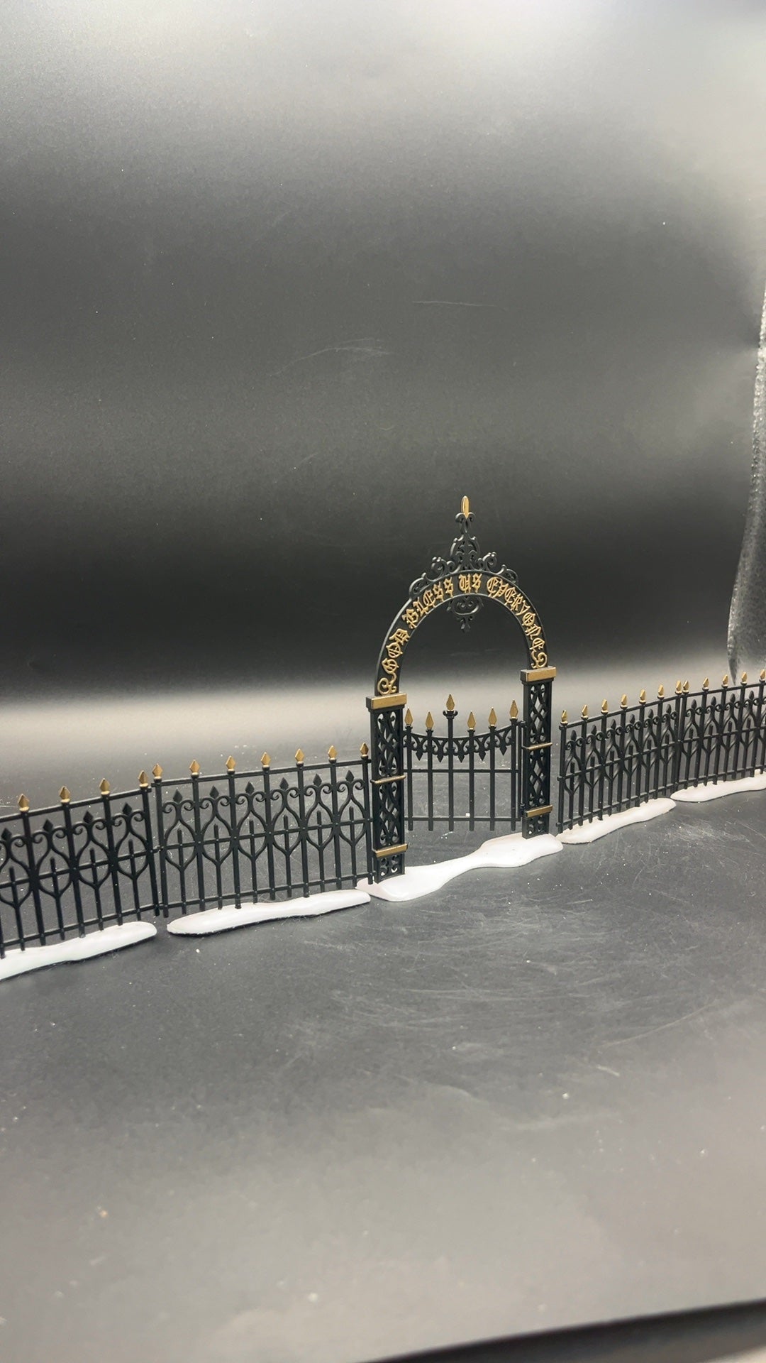 Victorian Wrought Iron Fence And Gate Set Of 5