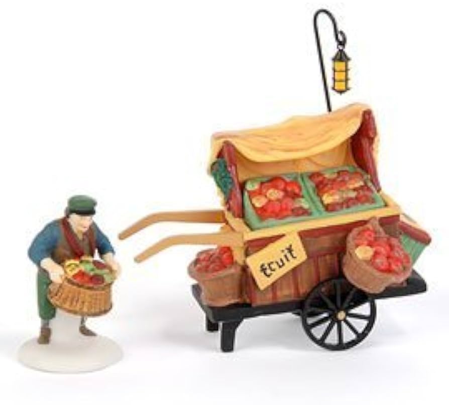 Chelsea Market Fruit Monger And Cart