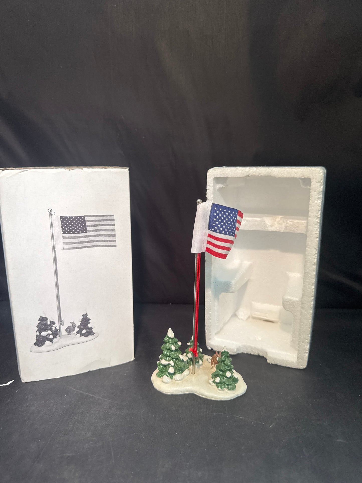 Village flag pole