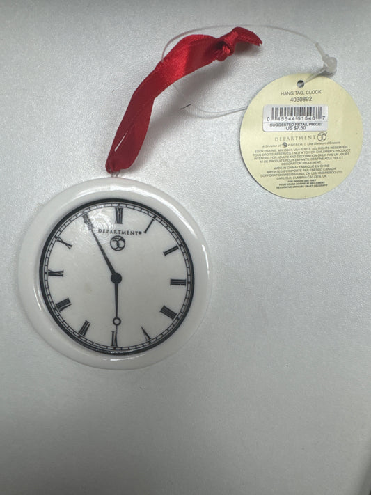 Hang Tag Clock