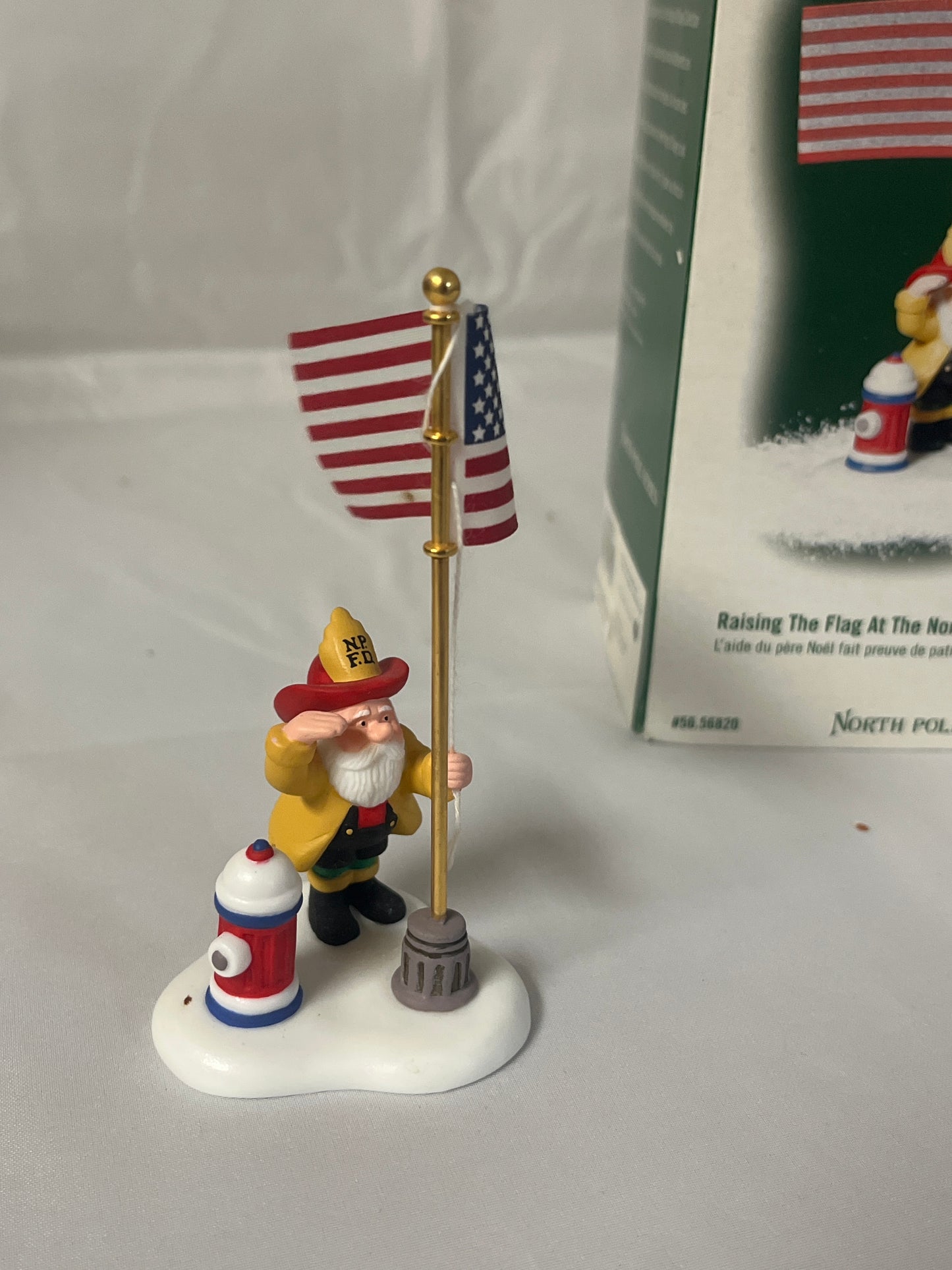 Raising The Flag At The North Pole- See Photo