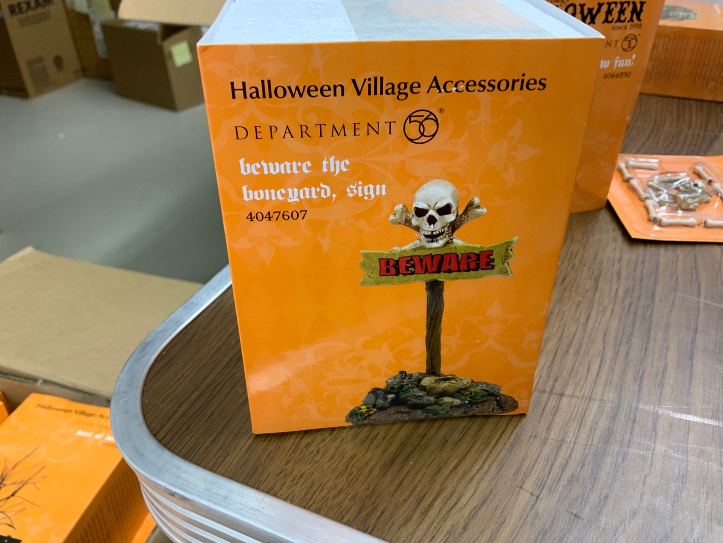 Beware The Boneyard Sign