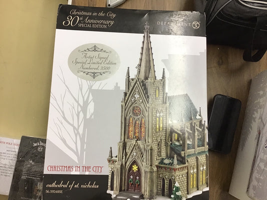 Signed Cathedral Of St. Nicholas- READ DESCRIPTION