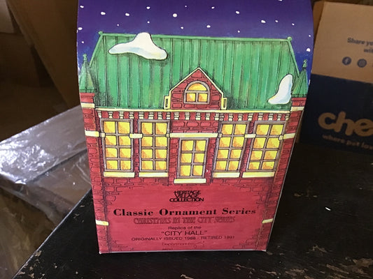 City Hall - Classic Ornament Series - Christmas In The City Series