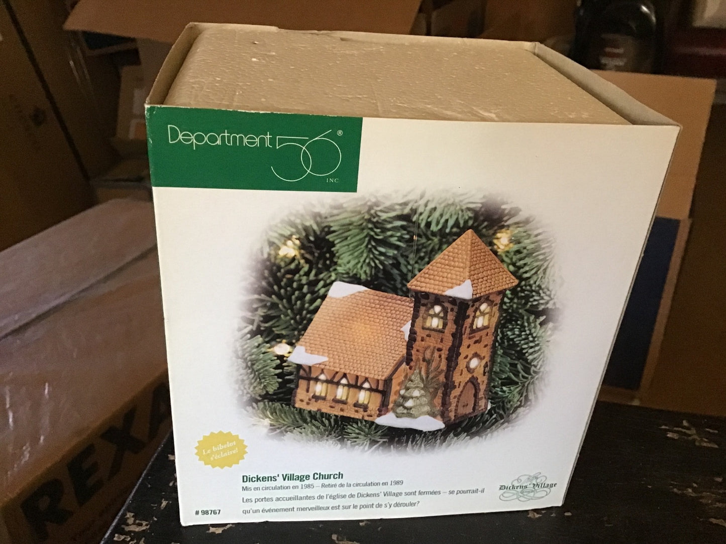 Dickens' Village Church- Ornament