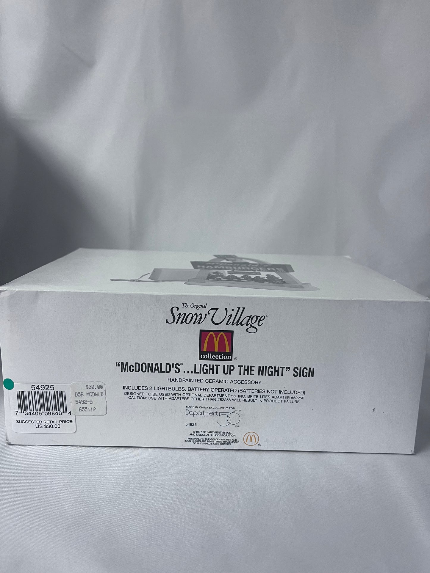 McDonalds Light Up The Night Sign