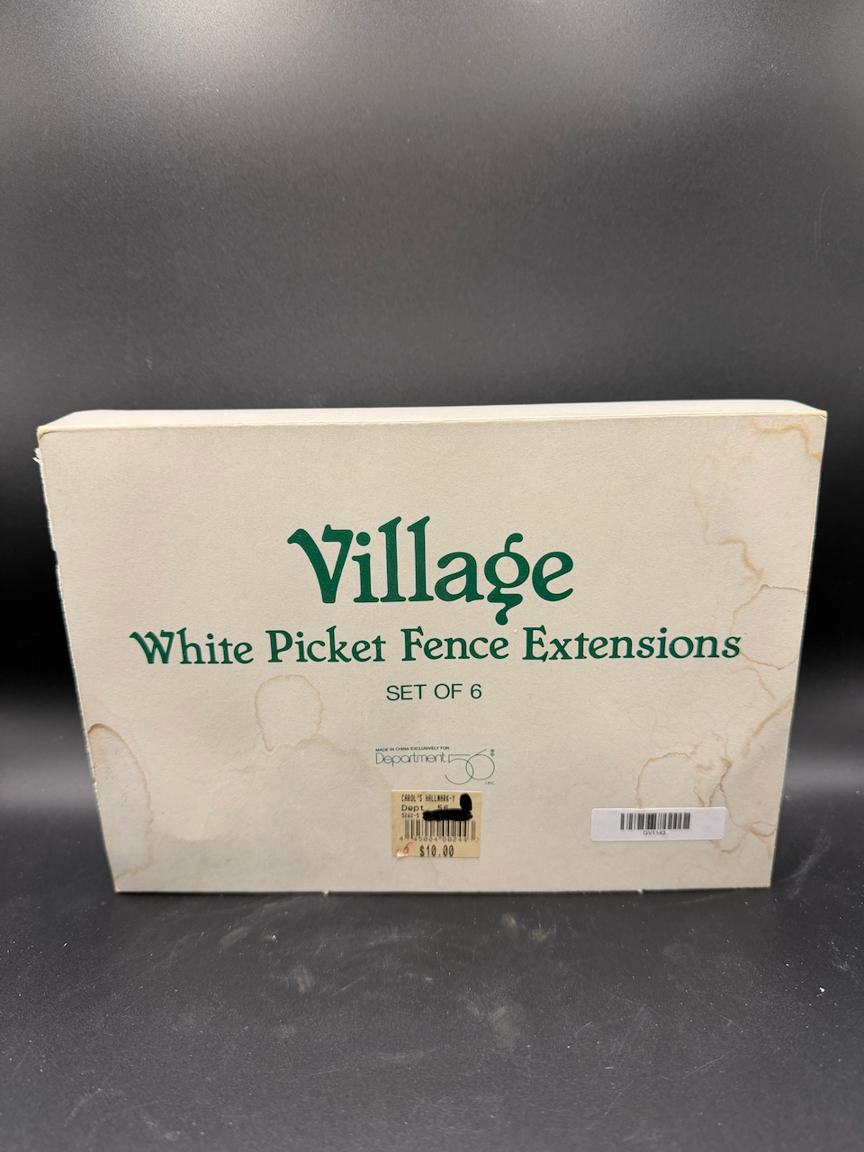 White Picket Fence Extensions Set Of 6