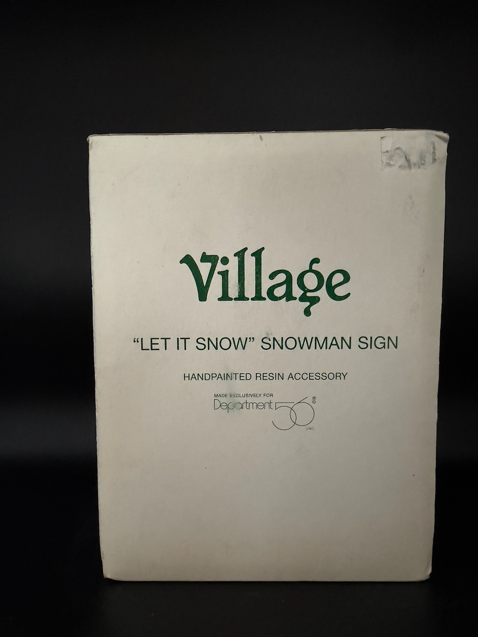 “Let It Snow” Snowman Sign