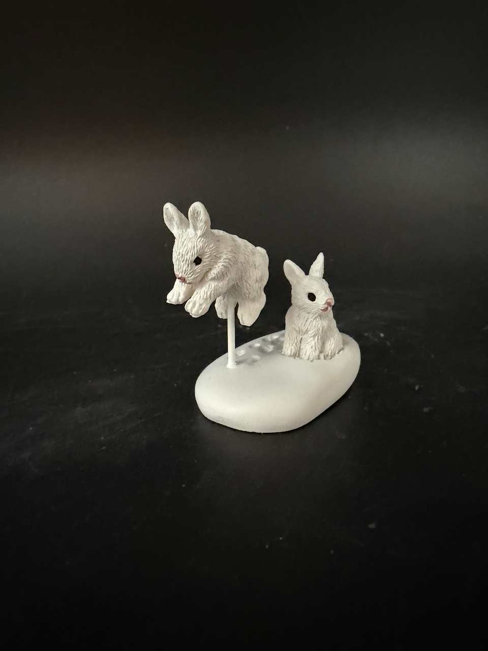 White Christmas Bunnies
