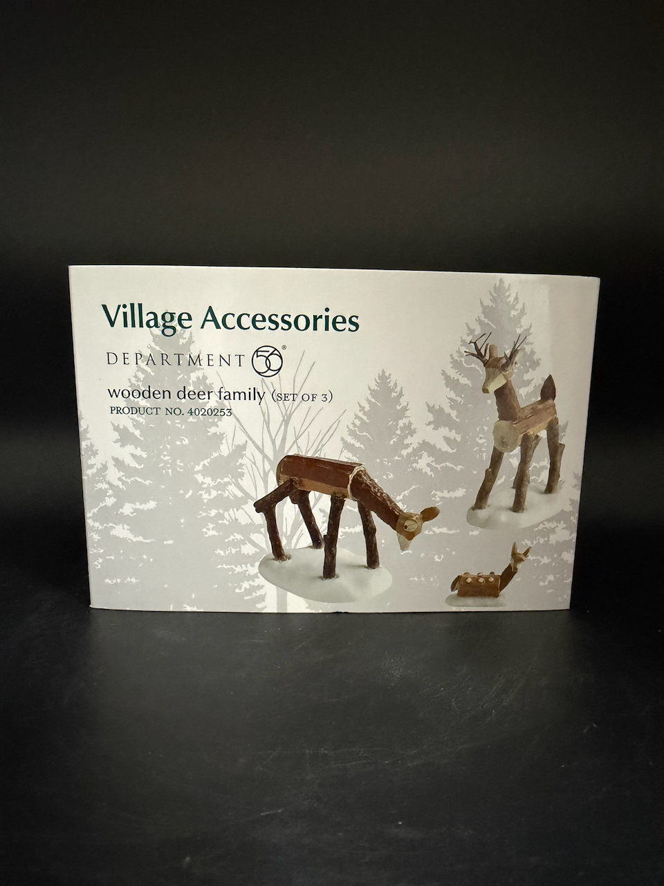 Wooden Deer Family