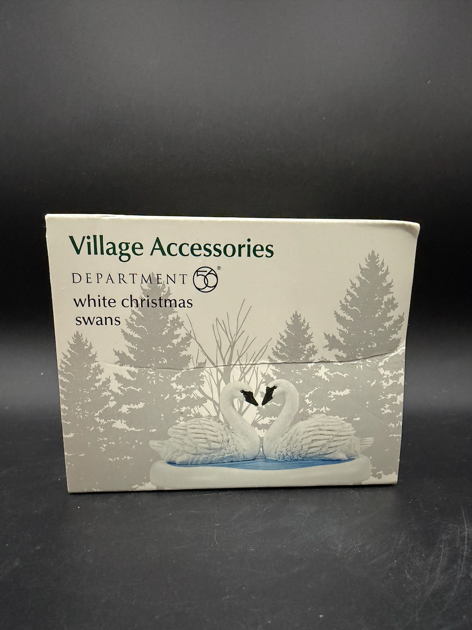 White Christmas Swans