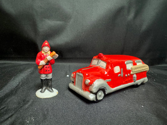 Fireman and Firetruck - Read Description