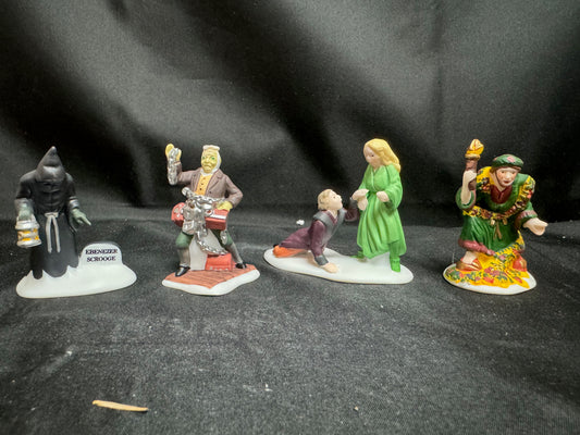 Christmas Carol Christmas Spirits Figures