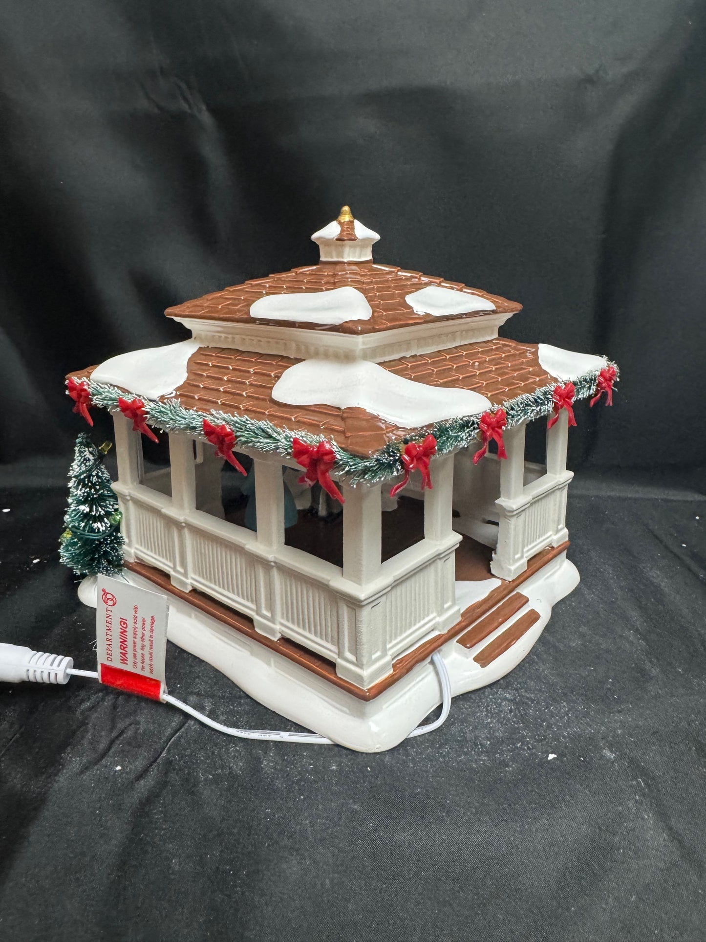 Anniversary Gazebo, Snow Village Cheers To 40 Years!