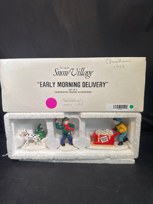 Early morning delivery - Read Description