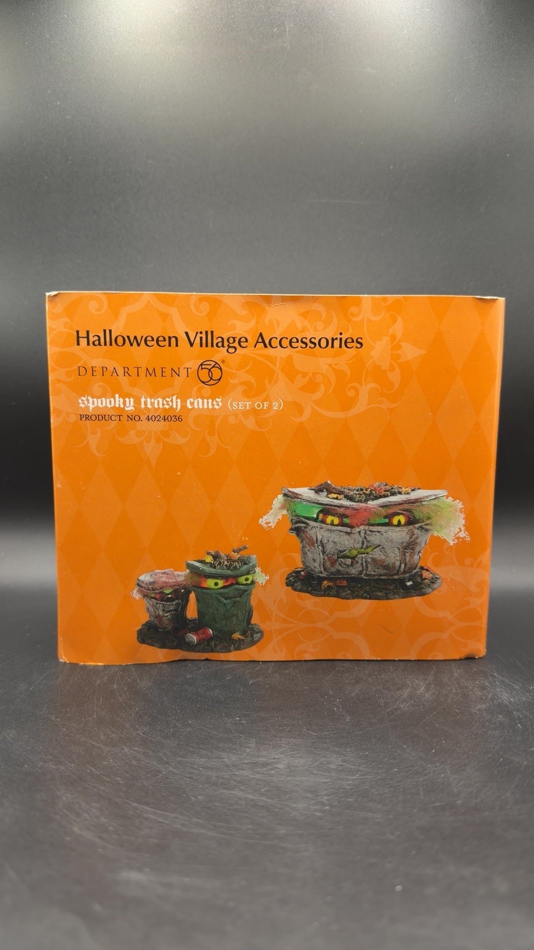 Spooky Trash Cans