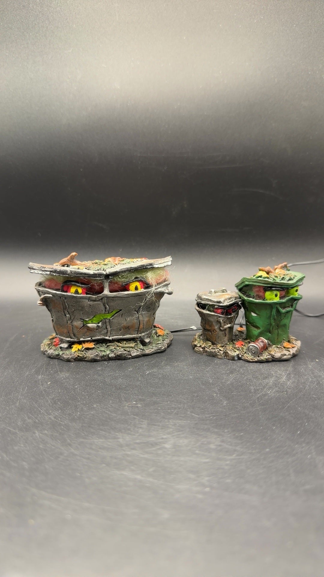 Spooky Trash Cans