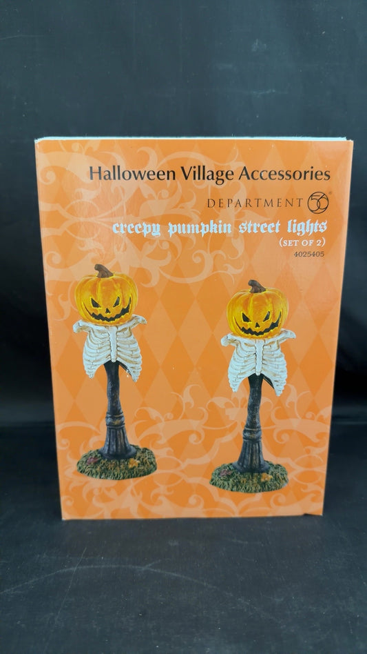 Creepy Pumpkin Street Lights