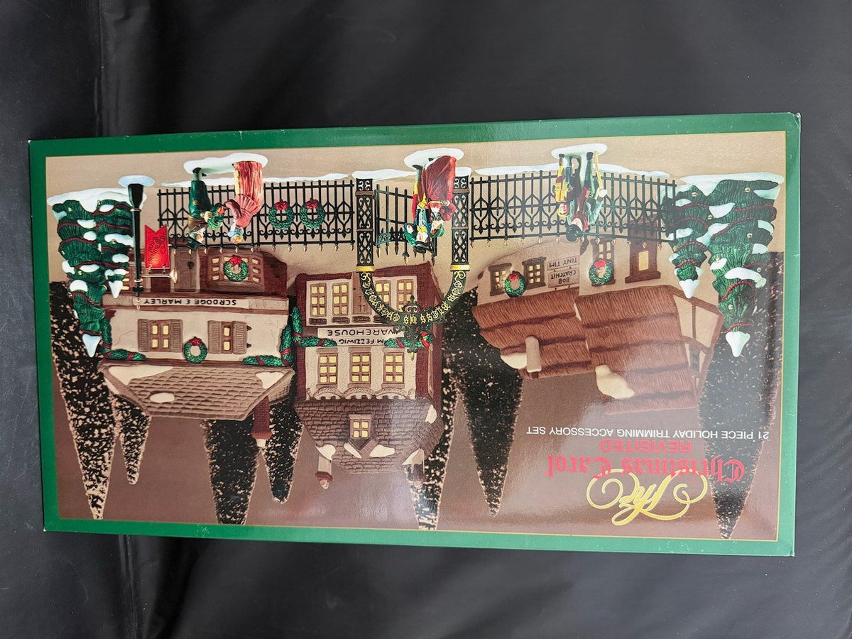 Christmas Carol Holiday Trimming Set set of 21