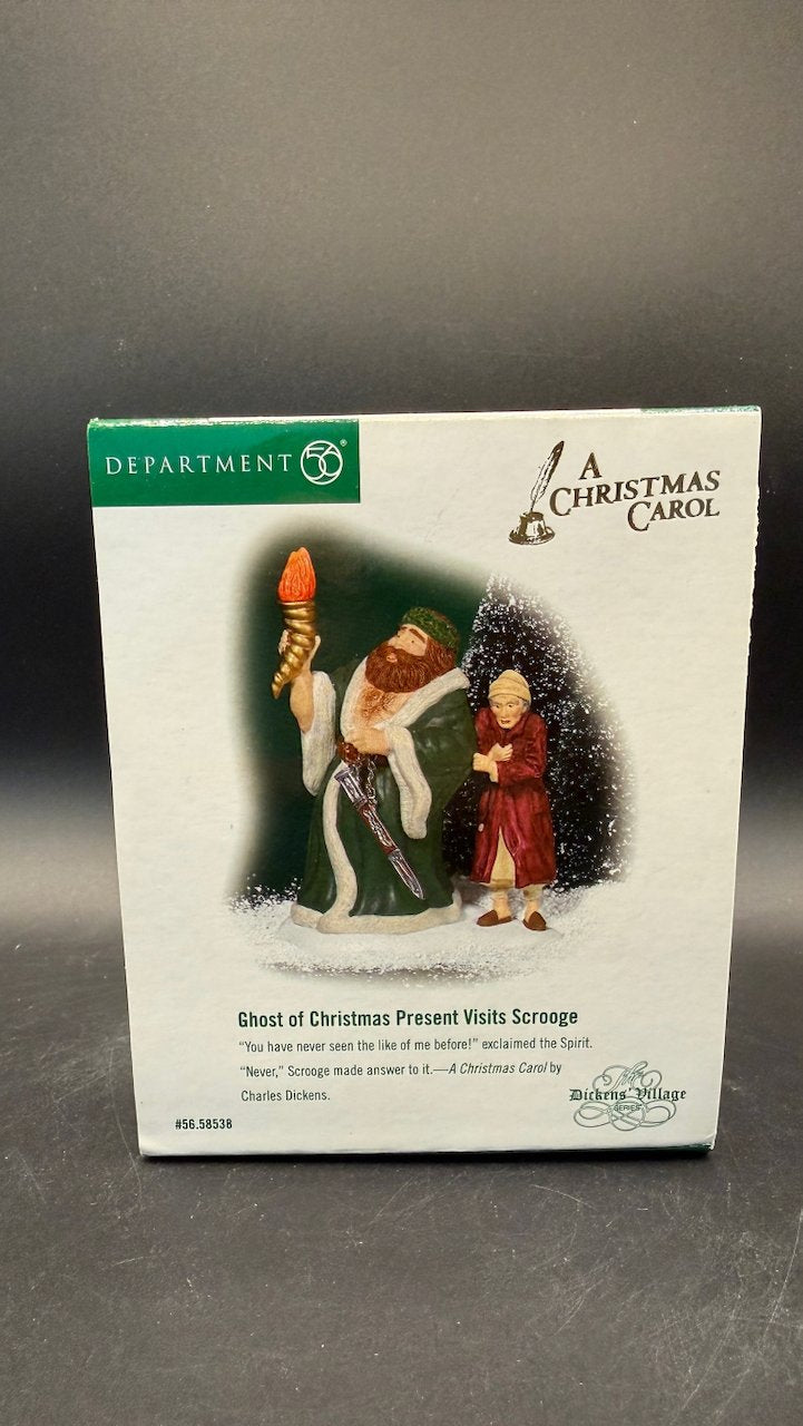 Ghost Of Christmas Present Visits Scrooge