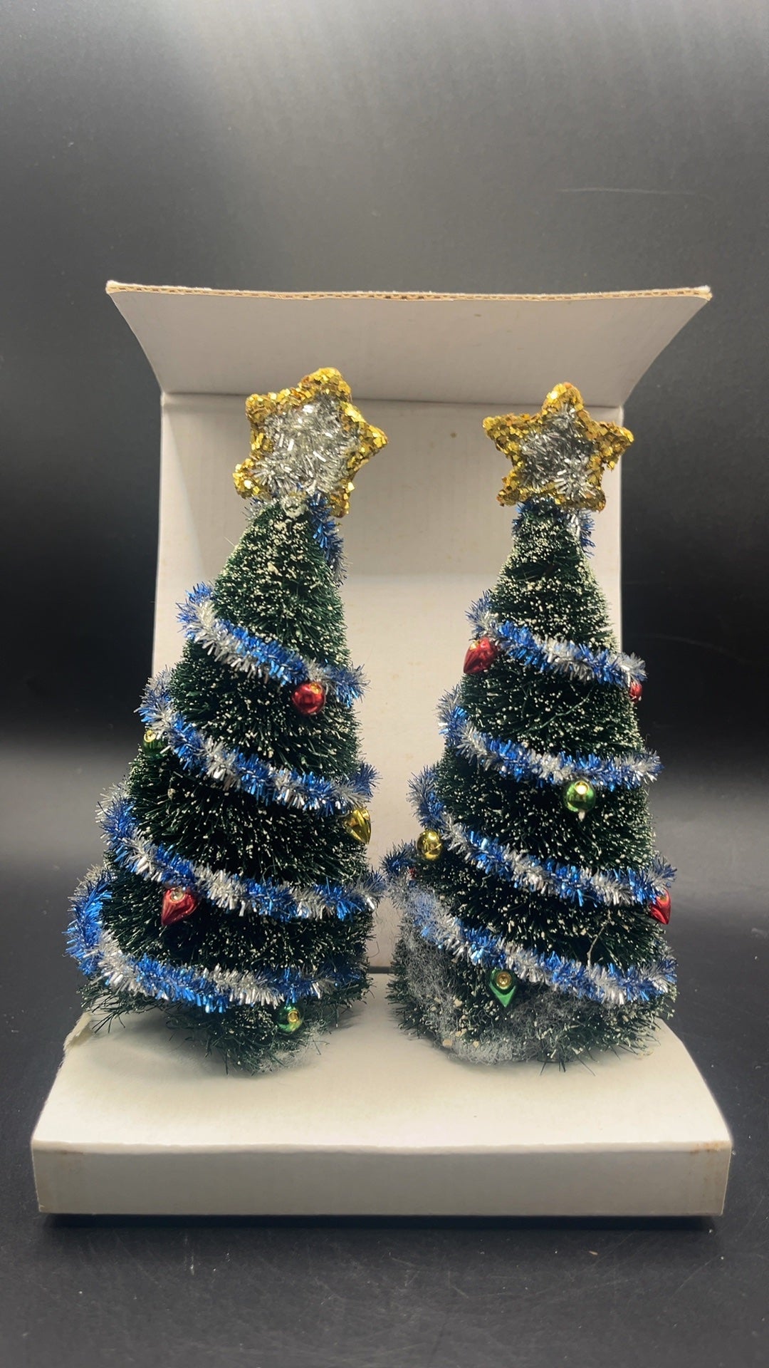 Decorated Sisal Trees - Blue