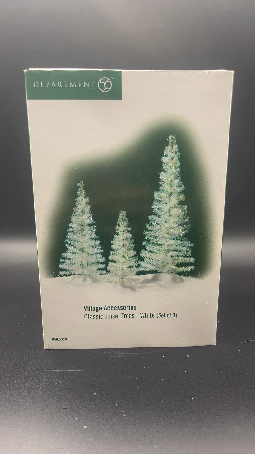 Classic Tinsel Trees - White