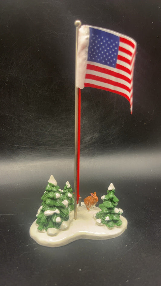Village flag pole