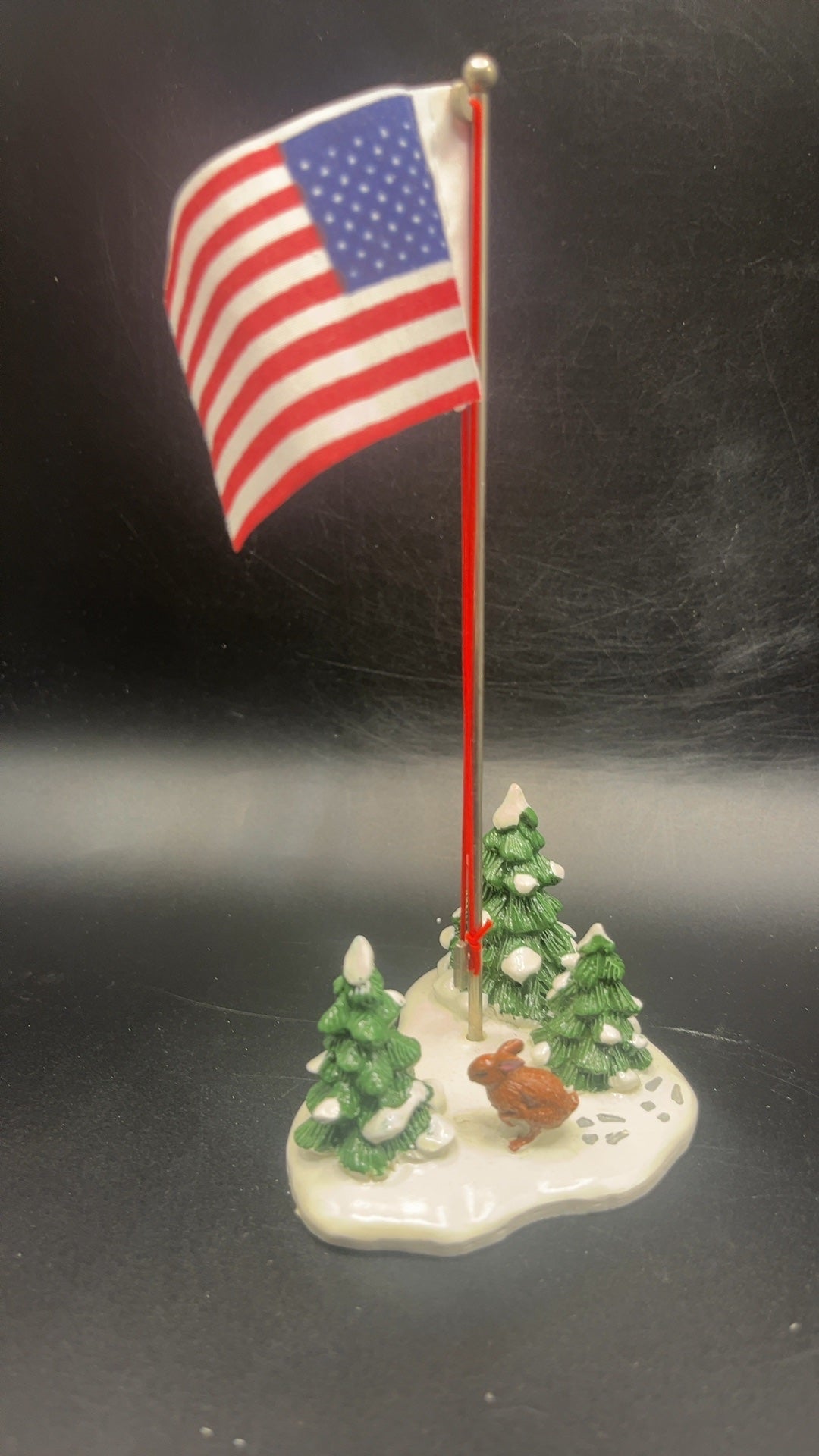 Village flag pole