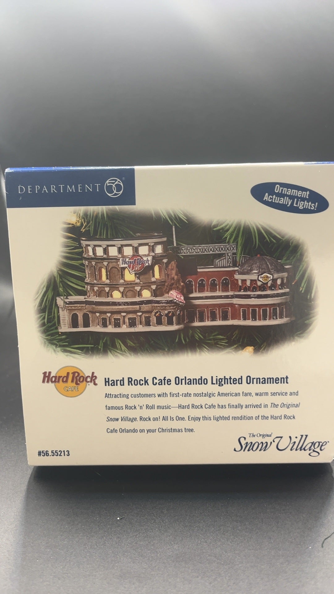 Hard Rock Cafe Orlando Lighted Ornament