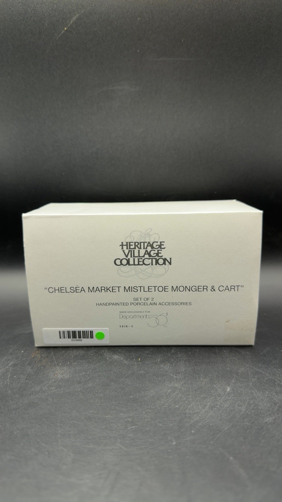 Chelsea Market Mistletoe Monger & Cart- Read Description