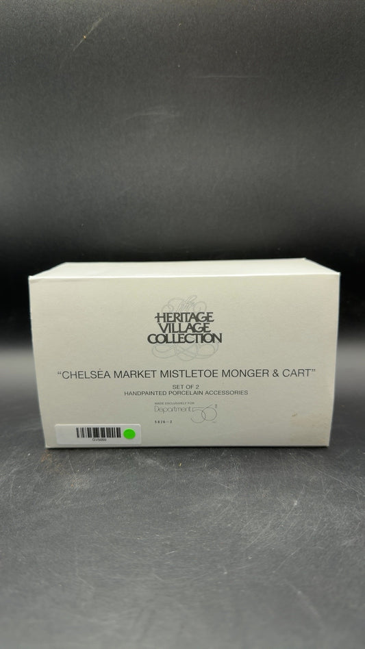 Chelsea Market Mistletoe Monger & Cart- Read Description