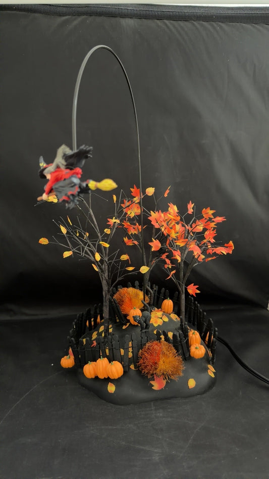 Village Animated “up, Up & Away Witch