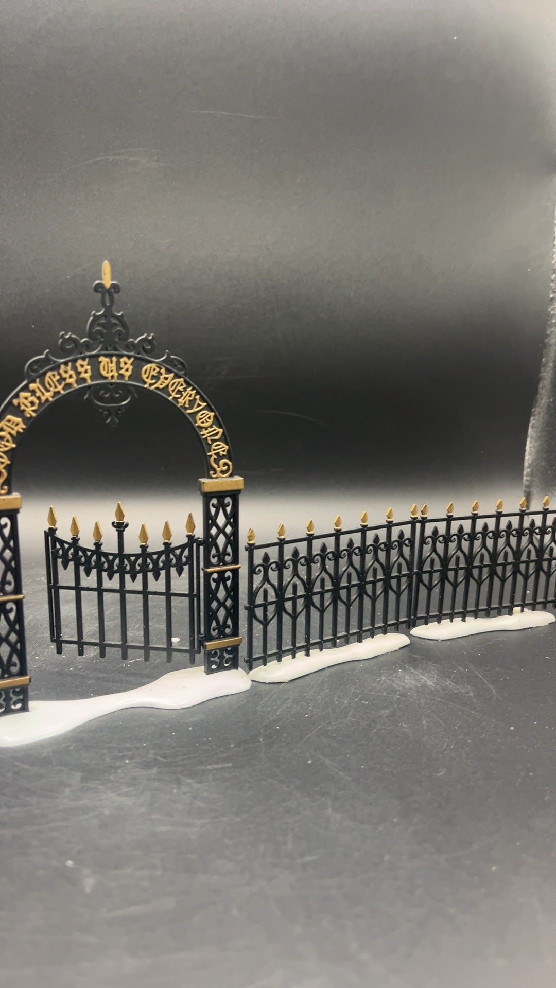 Victorian Wrought Iron Fence And Gate Set Of 5