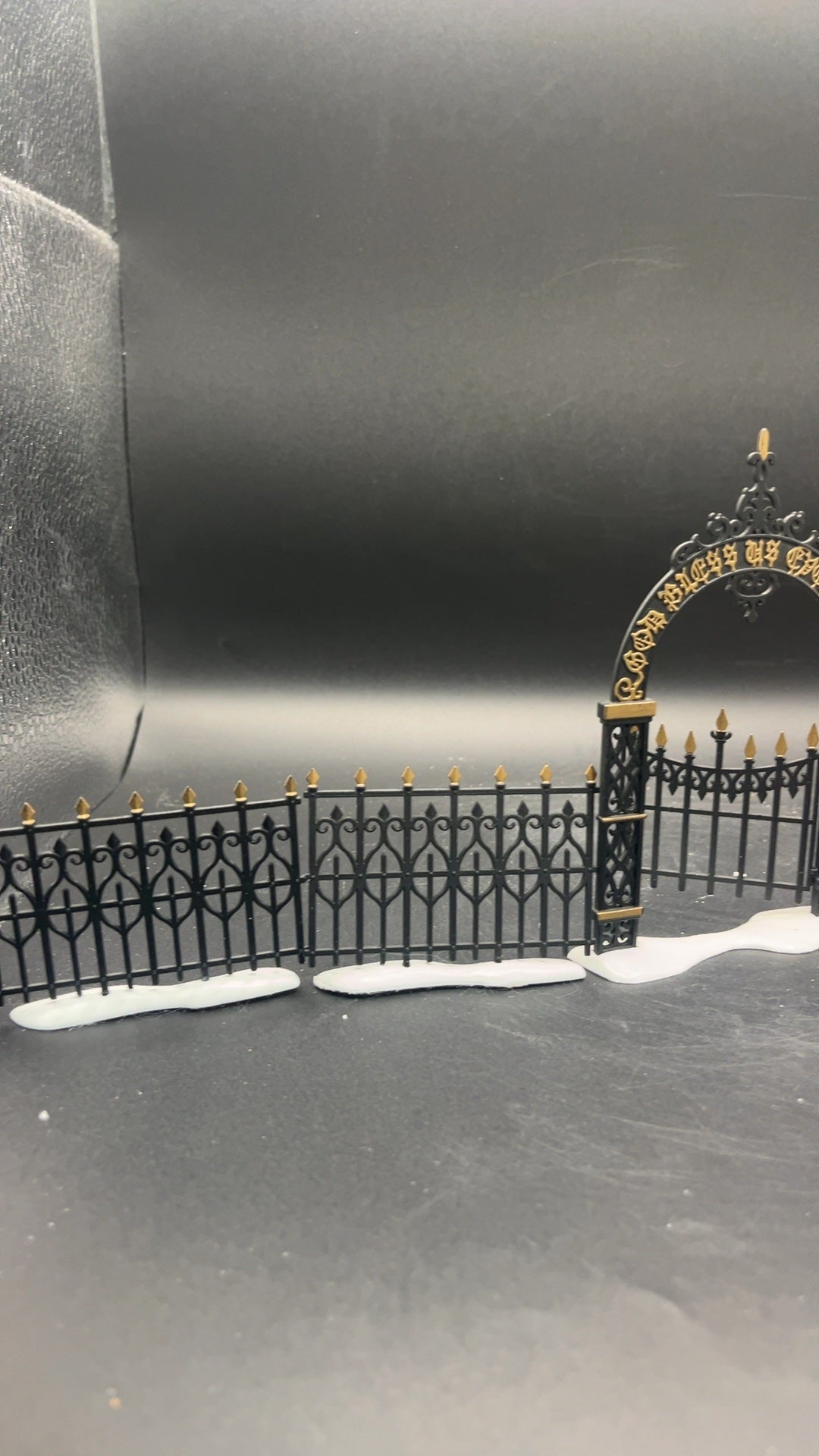 Victorian Wrought Iron Fence And Gate Set Of 5