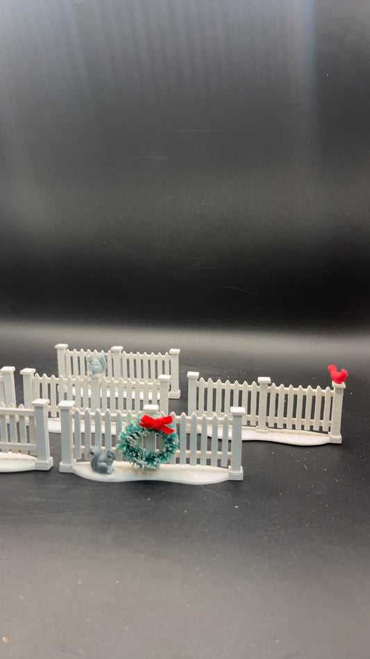 White Picket Fence Extensions Set Of 6