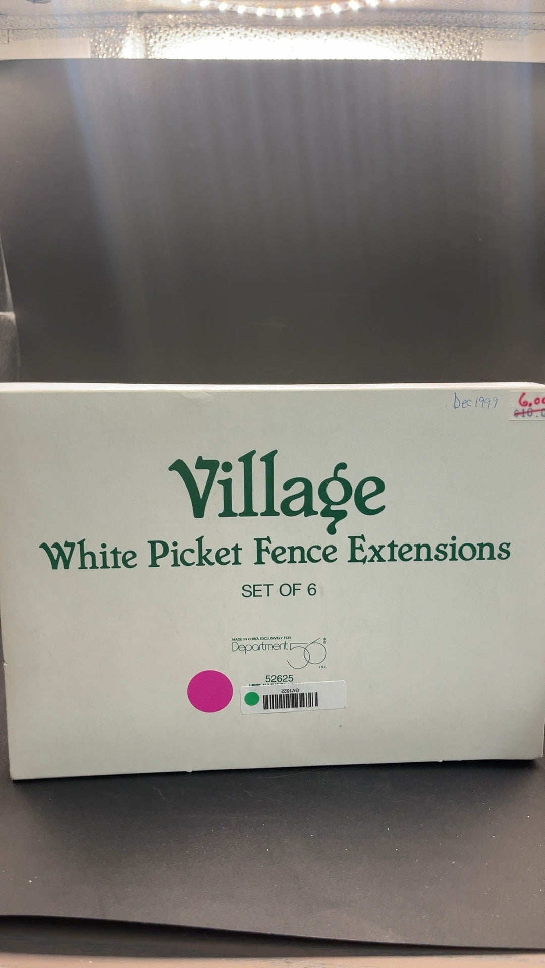 White Picket Fence Extensions Set Of 6