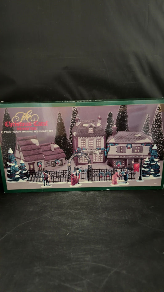Christmas Carol Holiday Trimming Set