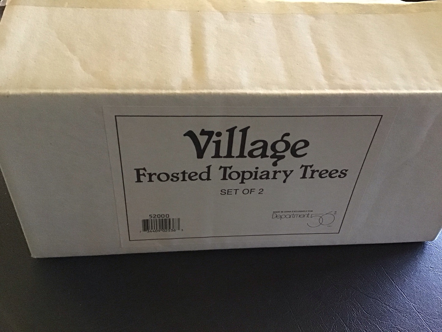 Frosted Topiary trees Set Of 2