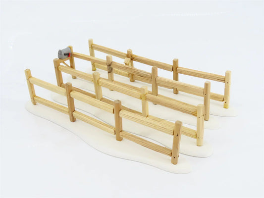 Split Rail Fence Set Of 4