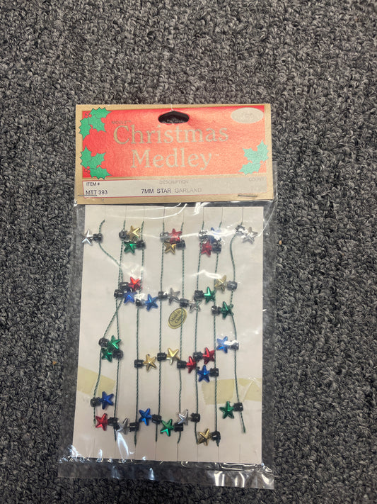 Christmas Medley - 7MM Star Garland