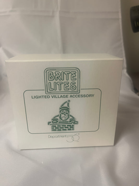 Brite Lites - Santa in Chimney