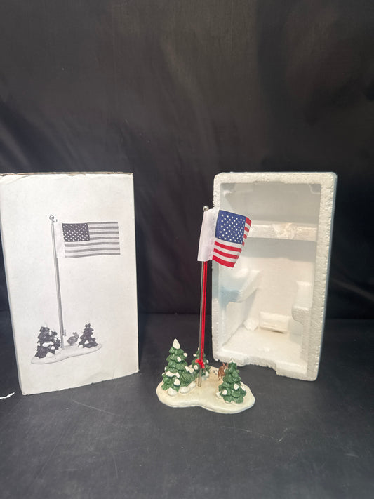 Village flag pole