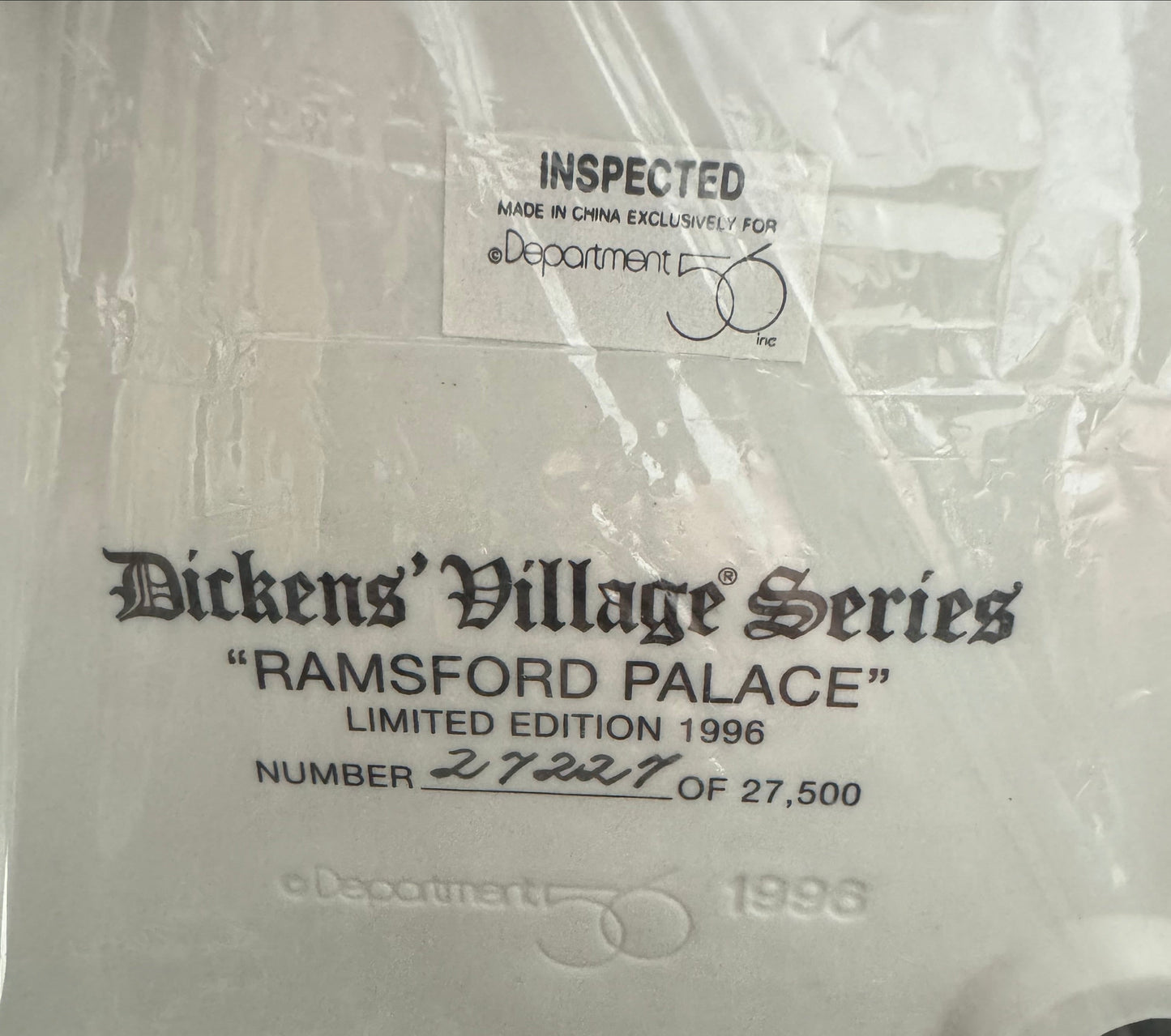 Ramsford Palace Set Of 17