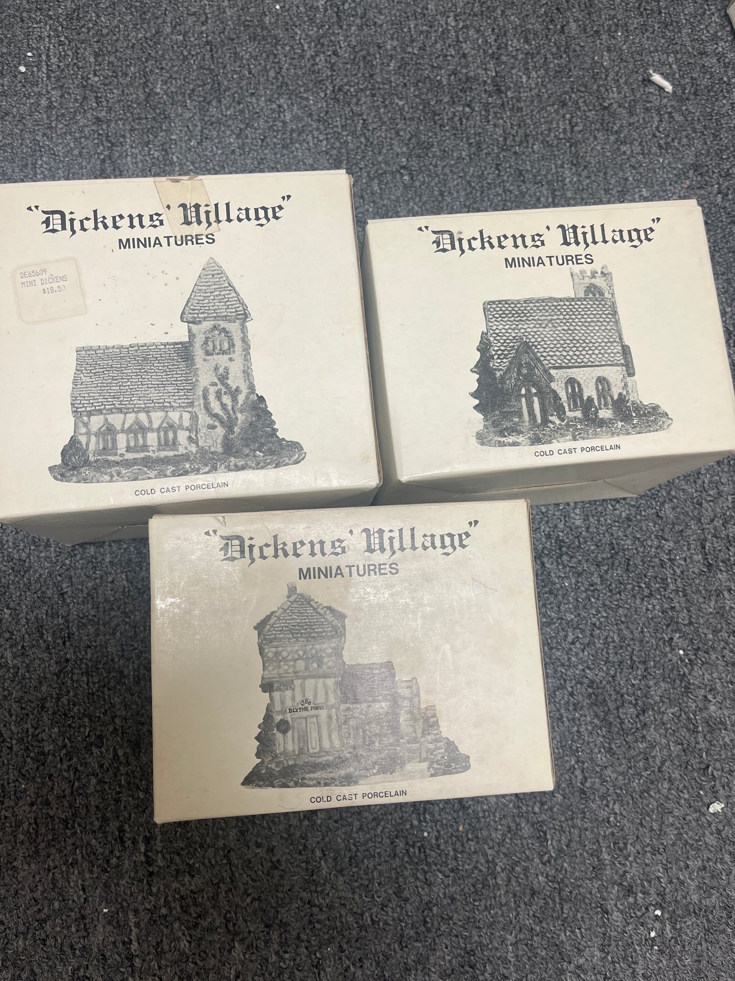 Miniature Dickens (Set of 3)