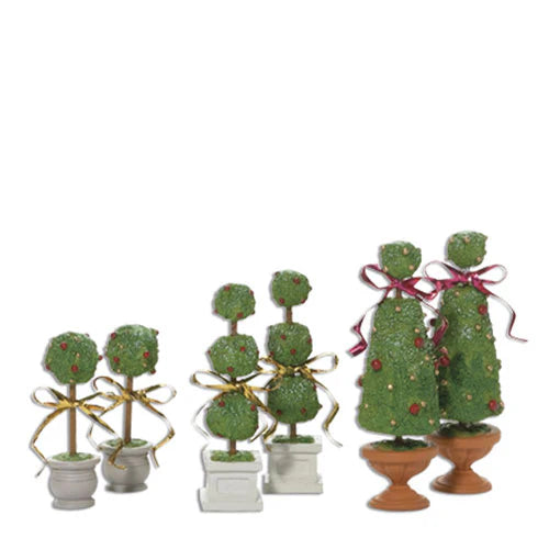 Elegant Christmas Topiaries