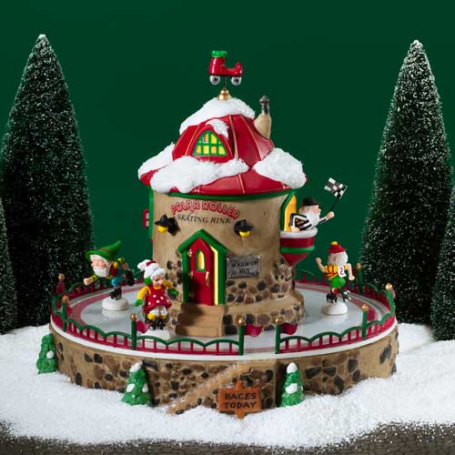 Village Animated “polar Roller Rink”